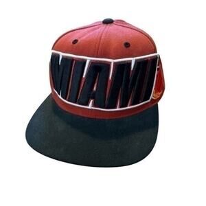 NBA Miami Heat basketball Mitchell & Ness baseball cap hat